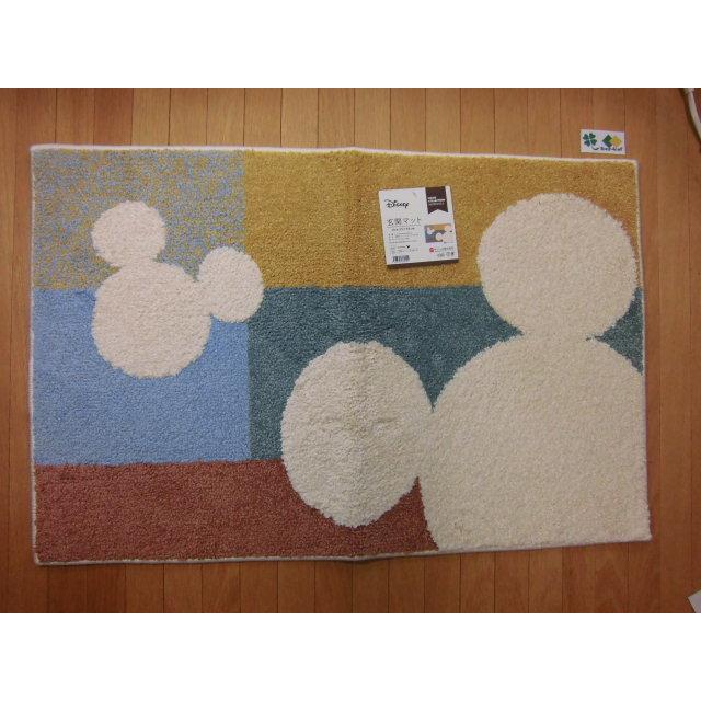 【販売終了】玄関マット ミッキーマウス マルチカラー 55ｘ85ｃｍ　室内用 ディズニー  隠れミッキー | Disney | 07