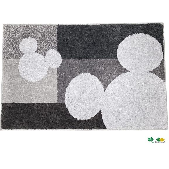 【販売終了】玄関マット ミッキーマウス モノトーン 55ｘ85ｃｍ　室内用 マット ディズニー キャラクター 隠れミッキー | Disney | 01