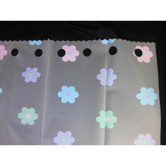 【販売終了】ポスト入れ 日本全国配達  遮像カフェカーテン　フラワー柄 幅140ｘ長さ100ｃｍ　代引き・配達日・時間指定不可　防視　目隠し |  | 03