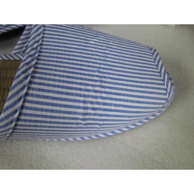 スリッパ ストライプ柄 い草  アウトレット品 単品販売 前開き 家庭用 来客用 おしゃれ いぐさ イ草 たたみ 畳 和風 天然素材 訳あり 沖縄不可 |  | 07