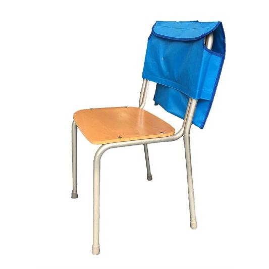 2035 防災頭巾カバー 背もたれ ライトブルー （明るい青） 持ち手付き アルミ加工防災頭巾専用カバー ポケット付き 防災ずきんカバー 背もたれ式 沖縄不可 |  | 09