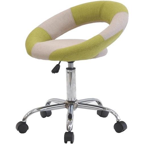 【販売終了】ワークチェア   代引き不可　円形おしゃれチェア　 ＯＡチェア　オフィスチェア　沖縄・離島不可 |  | 01