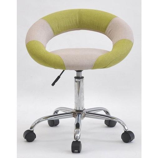 【販売終了】ワークチェア   代引き不可　円形おしゃれチェア　 ＯＡチェア　オフィスチェア　沖縄・離島不可 |  | 06