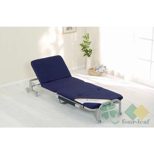 ◆【販売終了】収納式カウチベッド ATX-B400（北海道・沖縄・離島不可）軽量スリム 折り畳み ベッド アテックス | 