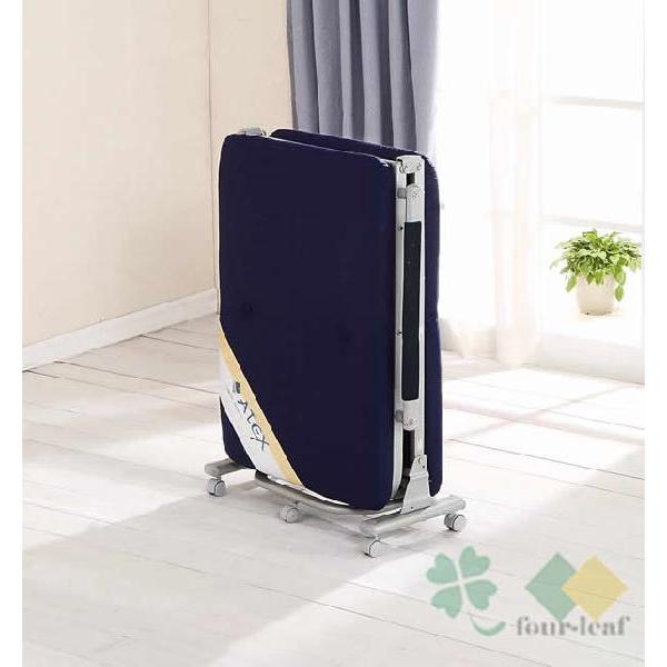 ◆【販売終了】収納式カウチベッド ATX-B400（北海道・沖縄・離島不可）軽量スリム 折り畳み ベッド アテックス |  | 02