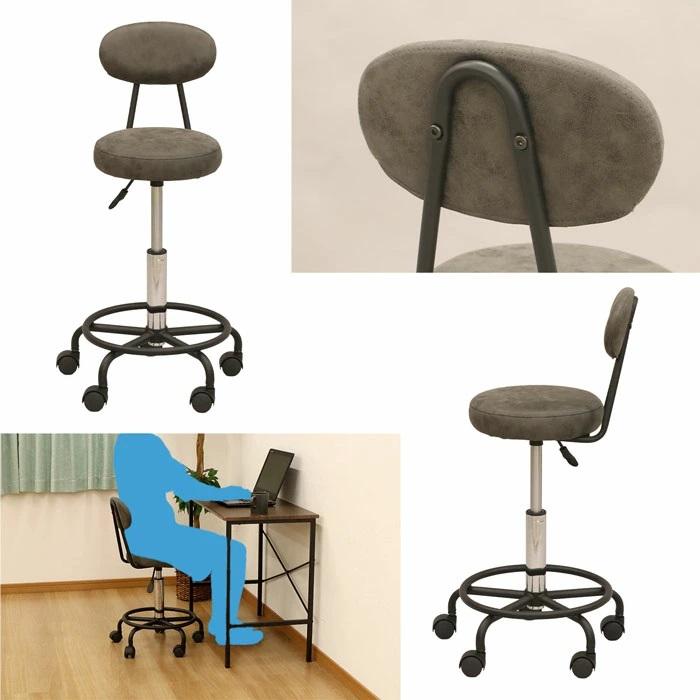 キャスター付き チェア　キッチンチェア　組立家具　昇降式　背もたれ　椅子　いす　イス　チェア　キャスター付き　bwc-01　沖縄・離島不可 | エイ・アイ・エス | 09