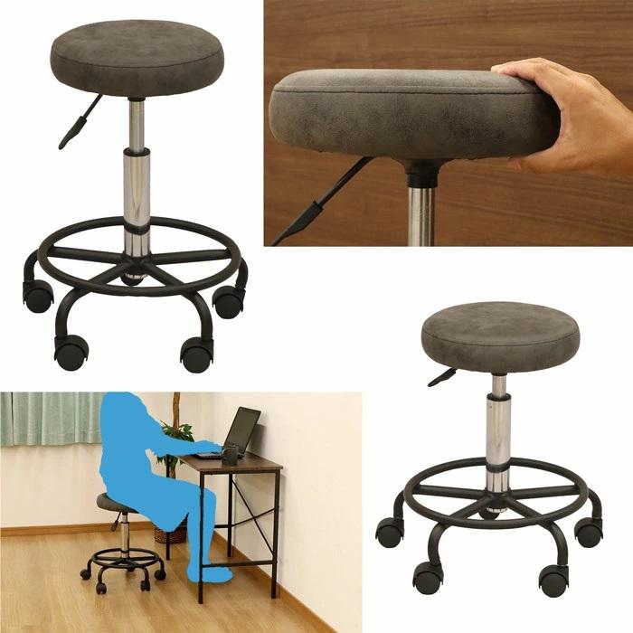 スツール キャスター付き  幅44 奥行41.7 座面高さ52〜68cm キッチンチェア 組立家具 送料無料 （沖縄・離島不可）高さ調整 昇降式 bwc - 02 | エイ・アイ・エス | 08