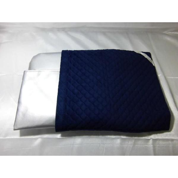 防災頭巾カバーセット　アルミ加工頭巾　ＥＳ　と コール天（ネイビーブルー）　セット  日本防炎協会認定品　座布団 小学生　防災ずきん　カバー付き 沖縄不可 |  | 02