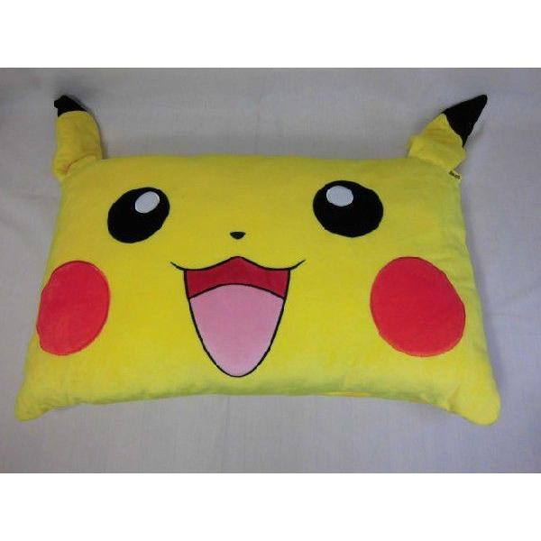 ◆【販売終了】まくら43ｘ63（ピカチュウ）ダイカットＭ　（沖縄不可）背当てクッション　抱き枕　ポケットモンスター　あすつく |  | 02