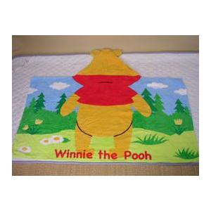 【販売終了】フード付きタオル「プーさん」 キャラクターバスタオル プールタオル ビーチタオル | Disney | 02