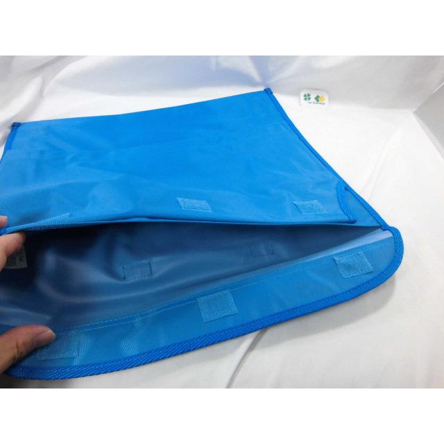 防災頭巾カバーセット アルミ加工ＥＳ防災頭巾 と 持ち手付き 防災頭巾カバー ライトブルー（明るい青）背もたれ セット カバー付き 防災頭巾 小学生 小学校 |  | 10