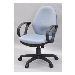 ◆【販売終了】肘付きワークチェア グレー 送料無料 （沖縄・離島不可）　ＯＡチェア　オフィスチェア　学習椅子　書斎椅子 | 