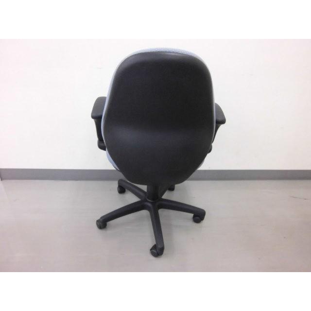 ◆【販売終了】肘付きワークチェア グレー 送料無料 （沖縄・離島不可）　ＯＡチェア　オフィスチェア　学習椅子　書斎椅子 |  | 05