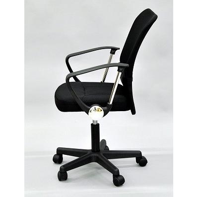 【販売終了】ワークチェア　肘付き  ブラックＢＫ GEHL-100　 代引き不可　送料無料　（沖縄・離島不可）組立式　 |  | 02