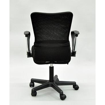 【販売終了】ワークチェア　肘付き  ブラックＢＫ GEHL-100　 代引き不可　送料無料　（沖縄・離島不可）組立式　 |  | 03