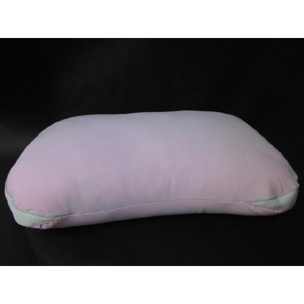 ◆【販売終了】枕  マイクロファイバー＋マイクロビーズ　ピンク　ピロー まくら マクラ　安眠枕　快眠枕　心地良い　ここちまくら |  | 02