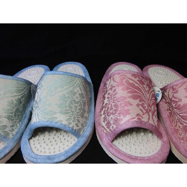 【販売終了】健康スリッパ  女性用　 室内用 ルームシューズ　ヘルシースリッパ　レディース　凸凹 |  | 01