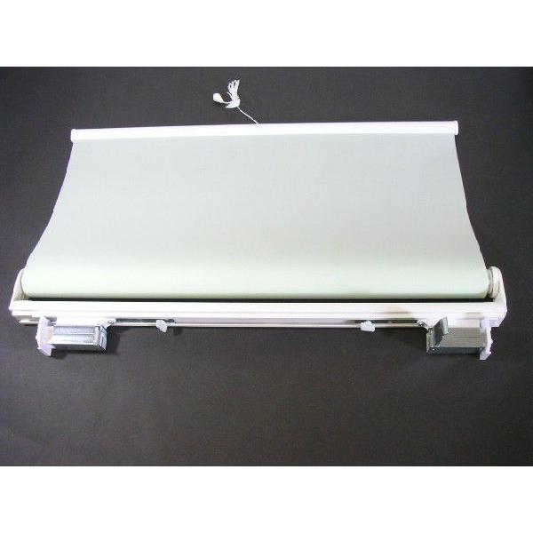 【販売終了】つっぱりタイプ　ロールスクリーン　パステルグリーン　幅90ｘ高さ180ｃｍ（代引き不可・北海道・離島不可）突っ張り式　間仕切り |  | 04