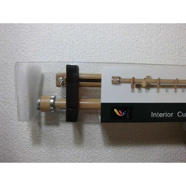 【完売】木目調伸縮　ダブル　カーテンレール  木目ミディアム （ナチュラル）　フェスタ　2.0mＷ （沖縄・離島不可）Ｉ7749 |  | 02