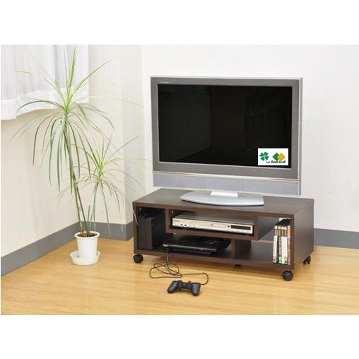 テレビ台 キャスター付きフリーラックＬ　ダークブラウン色　CFR-3L　送料無料（代引き・沖縄・離島不可） テレビラック 　オープンラック　ＡＶボード　ＴＶ台 | エイ・アイ・エス | 03