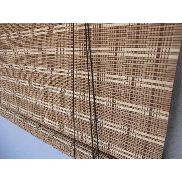 【販売終了】竹　ロールスクリーン  約 88ｃｍ×１８０ ｃｍ Ｍ６６８６　室内用　 ロールアップ　 間仕切り 目隠し 簾 すだれ 日除け |  | 02