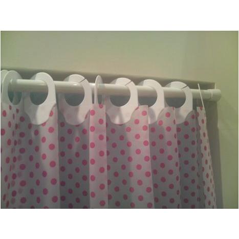 【販売終了】シャワーカーテン　ドゥーチェ  ドット柄  幅140ｘ長さ180ｃｍ　ポスト入れお届け　送料無料　浴室カーテン　防視　目隠し |  | 02