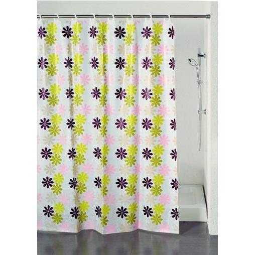 ◆【販売終了】ポスト入れお届け　シャワーカーテン ドゥーチェ（ガーデン柄）幅140ｘ長さ180ｃｍ代引き・配達日・時間指定不可　浴室カーテン　防視　目隠し　 | 
