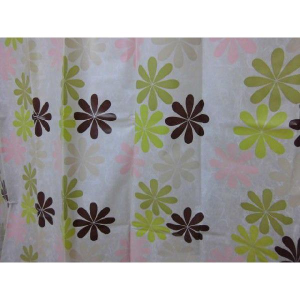 ◆【販売終了】ポスト入れお届け　シャワーカーテン ドゥーチェ（ガーデン柄）幅140ｘ長さ180ｃｍ代引き・配達日・時間指定不可　浴室カーテン　防視　目隠し　 |  | 04