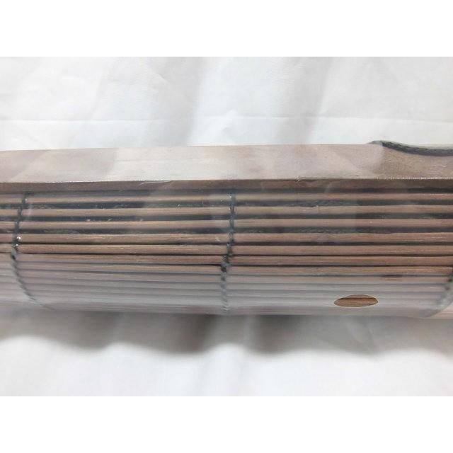 【販売終了】竹　ロールスクリーン  無地ブラウン　約 88ｃｍ×135 ｃｍ Ｍ7606　室内用　 ロールアップ　 間仕切り 目隠し 簾 すだれ 日除け |  | 02