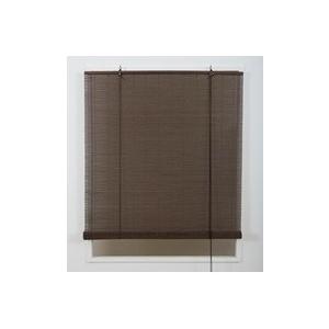 【販売終了】竹　ロールスクリーン  無地ブラウン　約 88ｃｍ×180 ｃｍ Ｍ7607　室内用　 ロールアップ　 間仕切り 目隠し 簾 すだれ 日除け | 