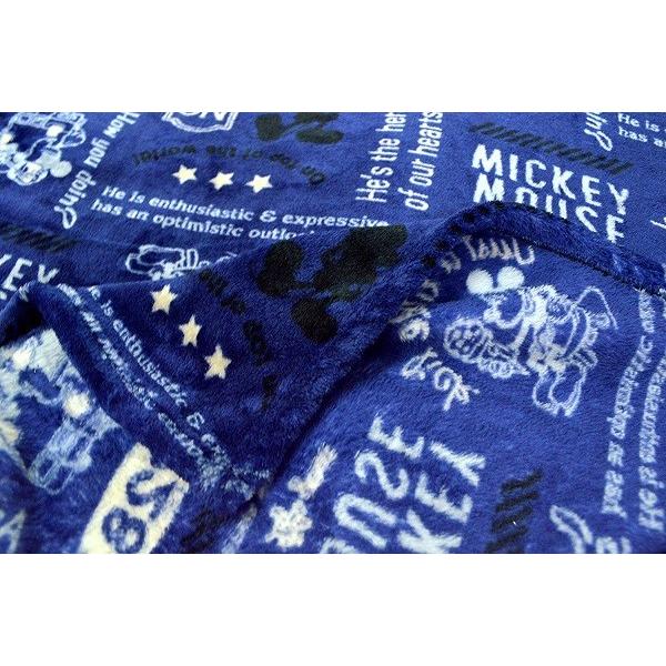 【販売終了】薄型毛布　ミッキーマウス　140ｘ200ｃｍ シングルサイズ　沖縄不可　ひざ掛け　ディズニーキャラクター　ブランケット 　スポーツ観戦 | Disney | 05