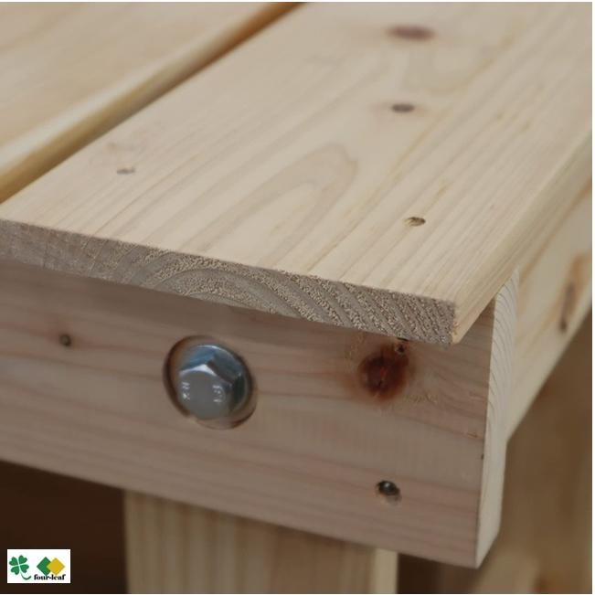 【販売終了】国産 桧縁台９０ （組立式） 代引き不可　送料無料 （沖縄・離島不可）無塗装 玄関椅子　ひのき　ヒノキ ベンチ　エイアイエス nhe-90 |  | 03