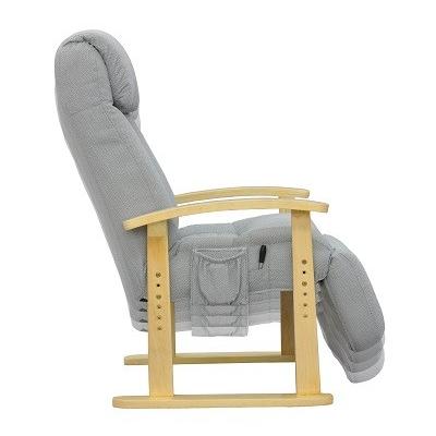 ◆【販売終了】ハイバック　高座椅子 グレー 代引き不可　 送料無料（沖縄・離島不可）組立椅子 １人掛け椅子　リビングチェア　リクライニングチェア |  | 02