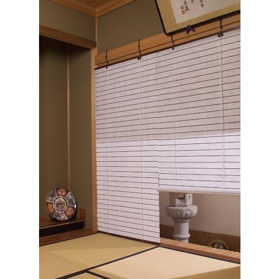 【販売終了】障子風 ロールスクリーン 半間用 幅88cm高さ（約）180ｃｍ　送料無料（北海道・九州・沖縄・離島不可）　RH-1160　日よけ　和室　和風 |  | 03
