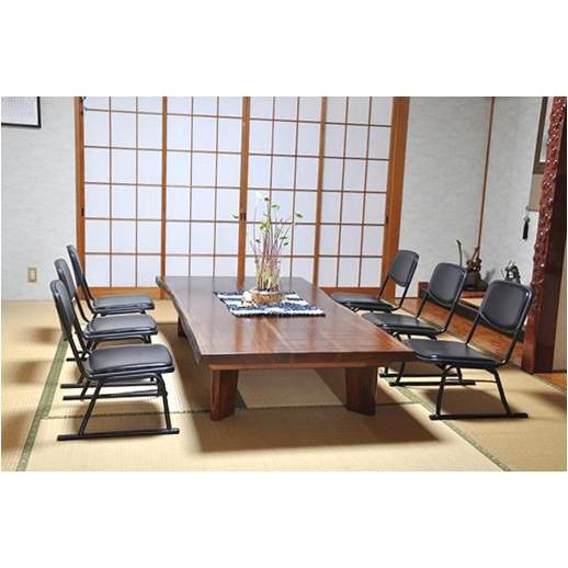 ◆【販売終了】立上り楽 座椅子（  4脚セット  ） 楽ＴＨＥイス　高座 正座　ロータイプ 座敷椅子 スタッキングチェア いす |  | 03