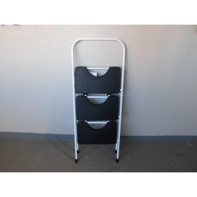 踏み台 se-100 脚立 3段 完成品 折りたたみ  踏台 ステップ台 ステップ はしご 飾り台 掃除 洗車台 耐荷重80kg 手すり付き 沖縄不可 エイアイエス |  | 08