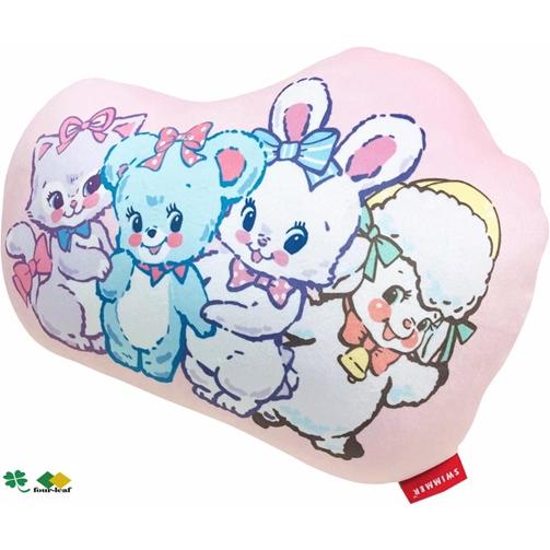 スイマー SWIMMER ミニ クッション ラッピング不可 キャラクター 背当てクッション かわいい 可愛い おしゃれ 送料無料 沖縄不可 モリシタ | 