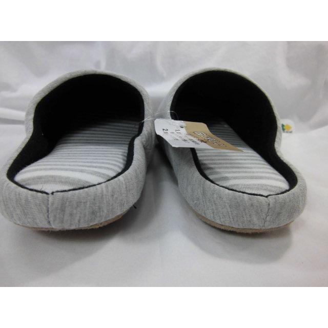 スリッパ 洗える グレー色 ＧＹ Ｍサイズ 婦人用 レディース 軽い 軽量 おしゃれ ソフト 室内履き チャールストン 10-4-451-09 沖縄不可　 |  | 02