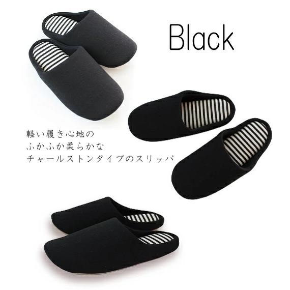 スリッパ 洗える 紳士用Ｌサイズ ソフトスリッパ ブラック ＢＫ 黒 ゆったり 大きいサイズ メンズ 軽い 軽量 しわ おしゃれ 10-4-482-08 沖縄不可 |  | 04