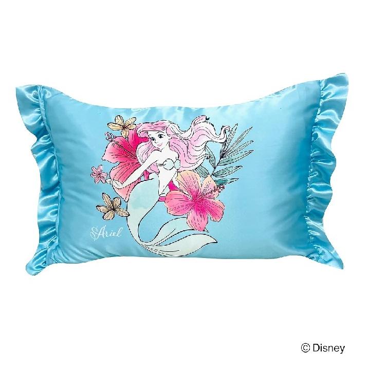 アリエル 枕カバー フリル付き 43×63cm ポスト投函 送料無料 日本全国配達 ディズニー プリンセス キャラクター リトルマーメイド 人魚姫 モリシタ | Disney | 01