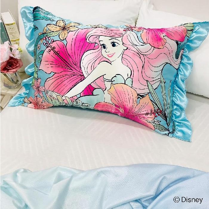 アリエル 枕カバー フリル付き 43×63cm ポスト投函 送料無料 日本全国配達 ディズニー プリンセス キャラクター リトルマーメイド 人魚姫 モリシタ | Disney | 02