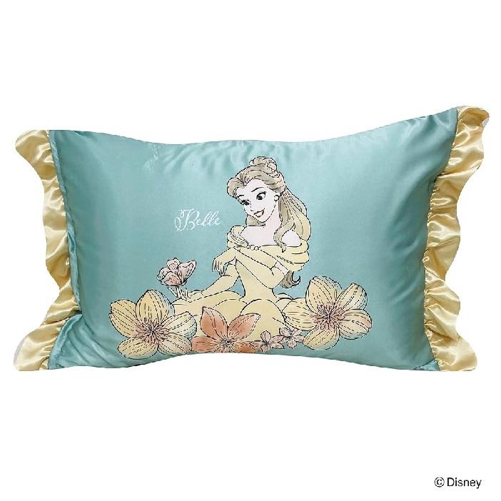 ベル 枕カバー フリル付き 43×63cm ポスト投函 送料無料 日本全国配達 ディズニー プリンセス 美女と野獣 キャラクター まくらカバー モリシタ | Disney | 01
