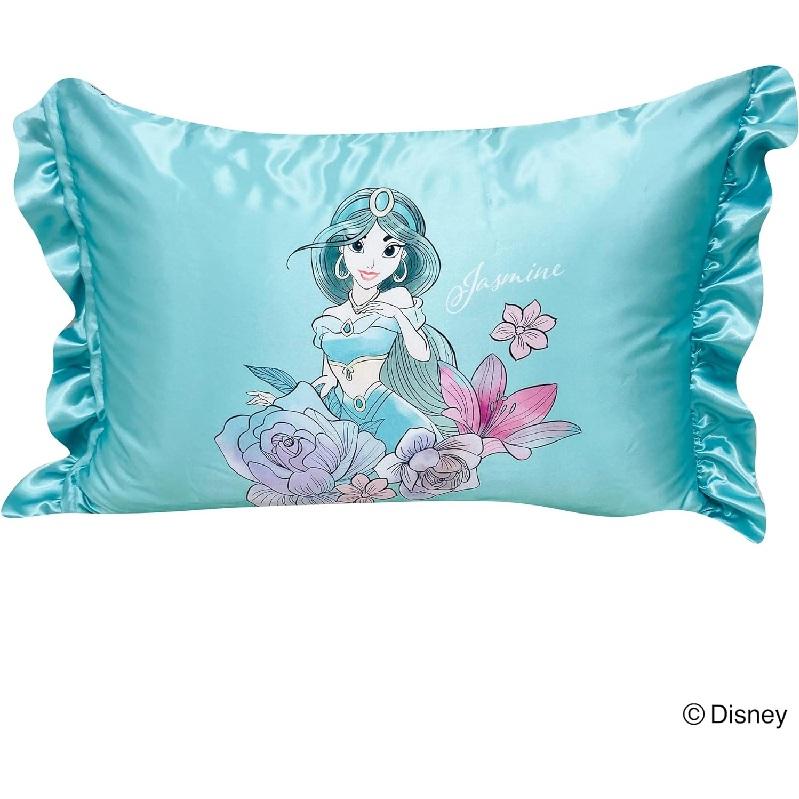 ジャスミン 枕カバー フリル付き 43×63cm ポスト投函 送料無料 日本全国配達 ディズニー アラジン プリンセス キャラクター モリシタ | Disney | 01