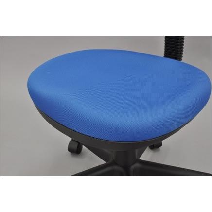 ◆【販売終了】ワークチェア　 ブルー  送料無料　（沖縄・離島不可）　ＯＡチェア　オフィスチェア　学習椅子　書斎椅子　昇降式 いす　イス　椅子 |  | 05