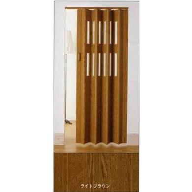 【販売終了】窓付き パネルドア クレア ライトブラウン 99x174cm L5003（北海道・沖縄・離島不可）日曜日・祝日・時間指定・代引き不可　 | 
