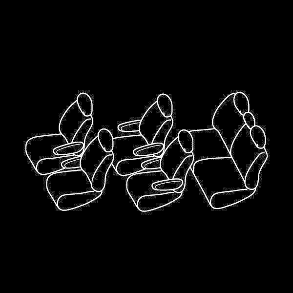 PVC レザー シートカバー ヴォクシー VOXY ボクシー ZRR70 75  H22/4〜H26/1 7人乗り用 ブラック パンチング フルセット 内装 本革調 |  | 03