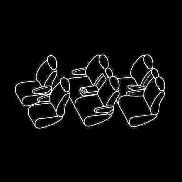 PVC レザー シートカバー ヴェルファイア ヴェルファイヤ ANH20 GGH20系 前期 後期 H20/5〜H23/9 8人乗り用 ブラック パンチング |  | 03