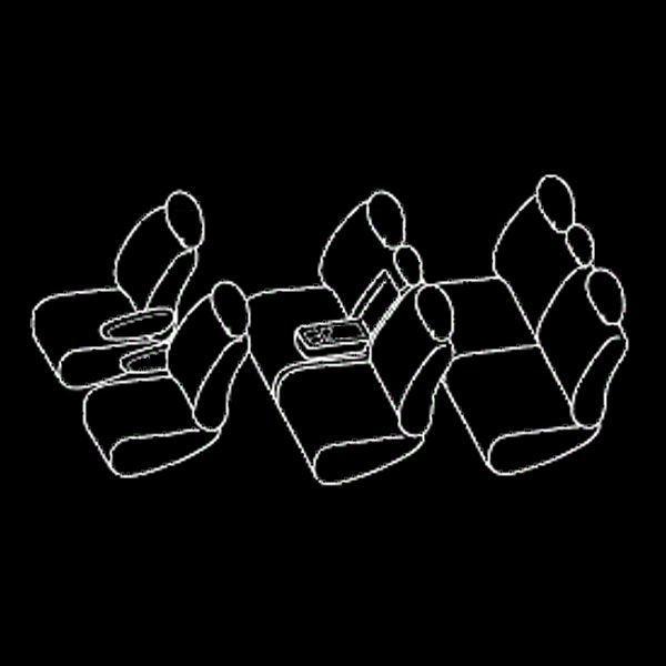 PVC レザー シートカバー ヴォクシー VOXY ボクシー ZRR80系 ZRR85 ZWR80 新型 H26/1〜H29/6 8人乗り用 ブラック パンチング フルセット |  | 02