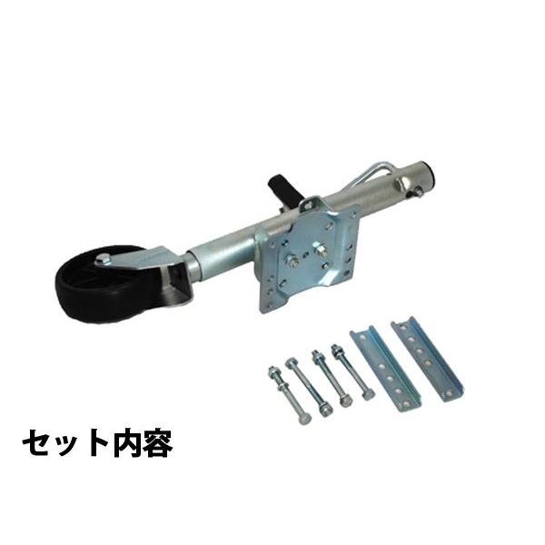 トレーラージャッキ １０００LBS 453.59kg 耐久 荷重 普通トレーラー 軽トレーラー ストローク ２５cm【ハンドトレーラー タイヤ 工具 |  | 01