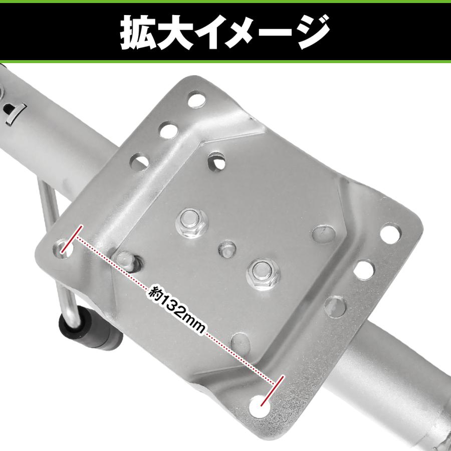 トレーラージャッキ １０００LBS 453.59kg 耐久 荷重 普通トレーラー 軽トレーラー ストローク ２５cm【ハンドトレーラー タイヤ 工具 |  | 04